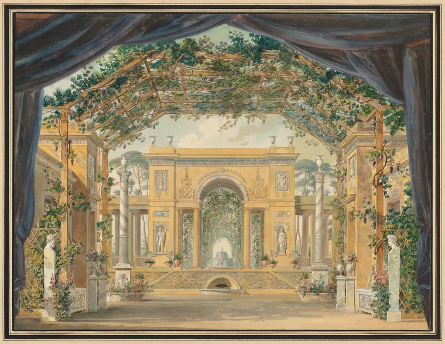 Decoration Executed for the Birthday of His Majesty the King of Westphalia by Pierre-Luc-Charles Cicéri