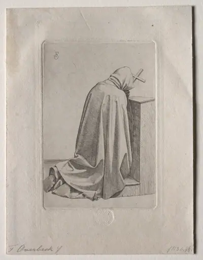 A Praying Monk