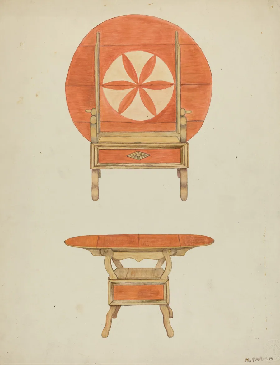 Hutch Table by Margery Parish