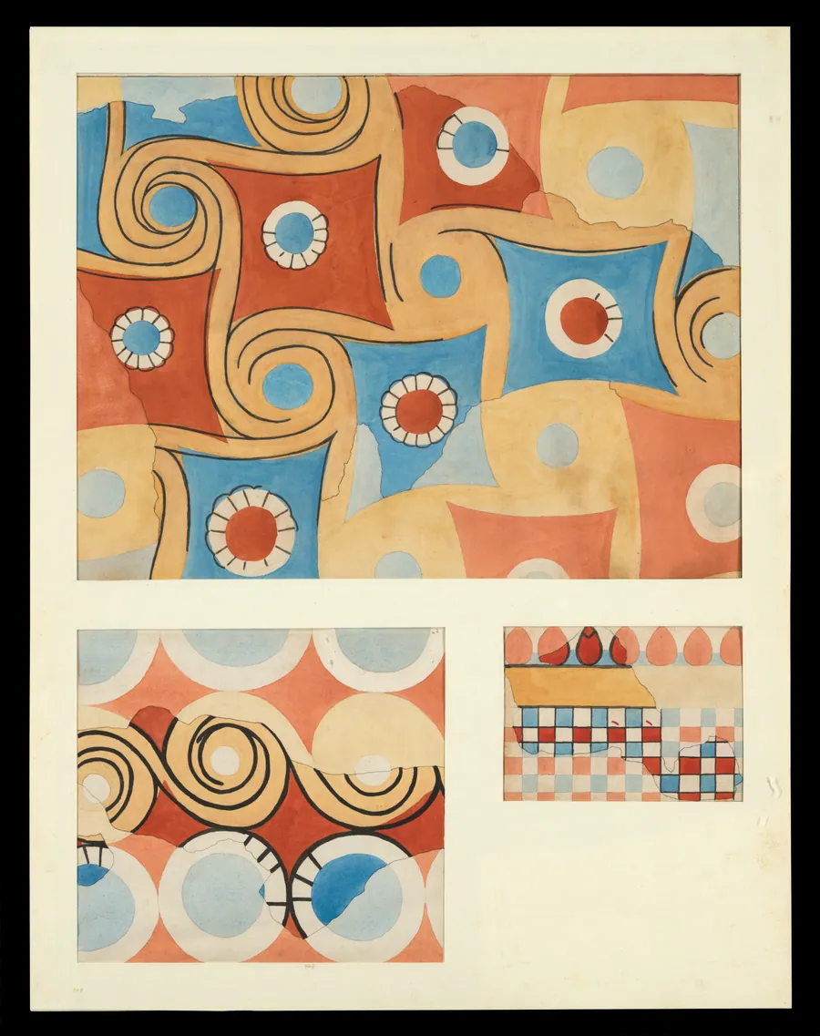 Ceiling Patterns from the Palace of Amenhotep III, Malqata by William J. Palmer-Jones