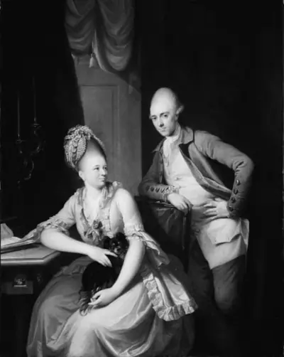 Oberst Jean-Jacques Gautier og hustru, f. Fabritius