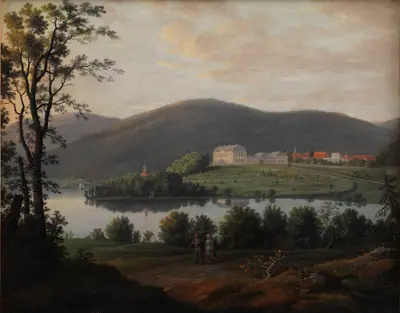 Prospekt af Bogstad i Norge