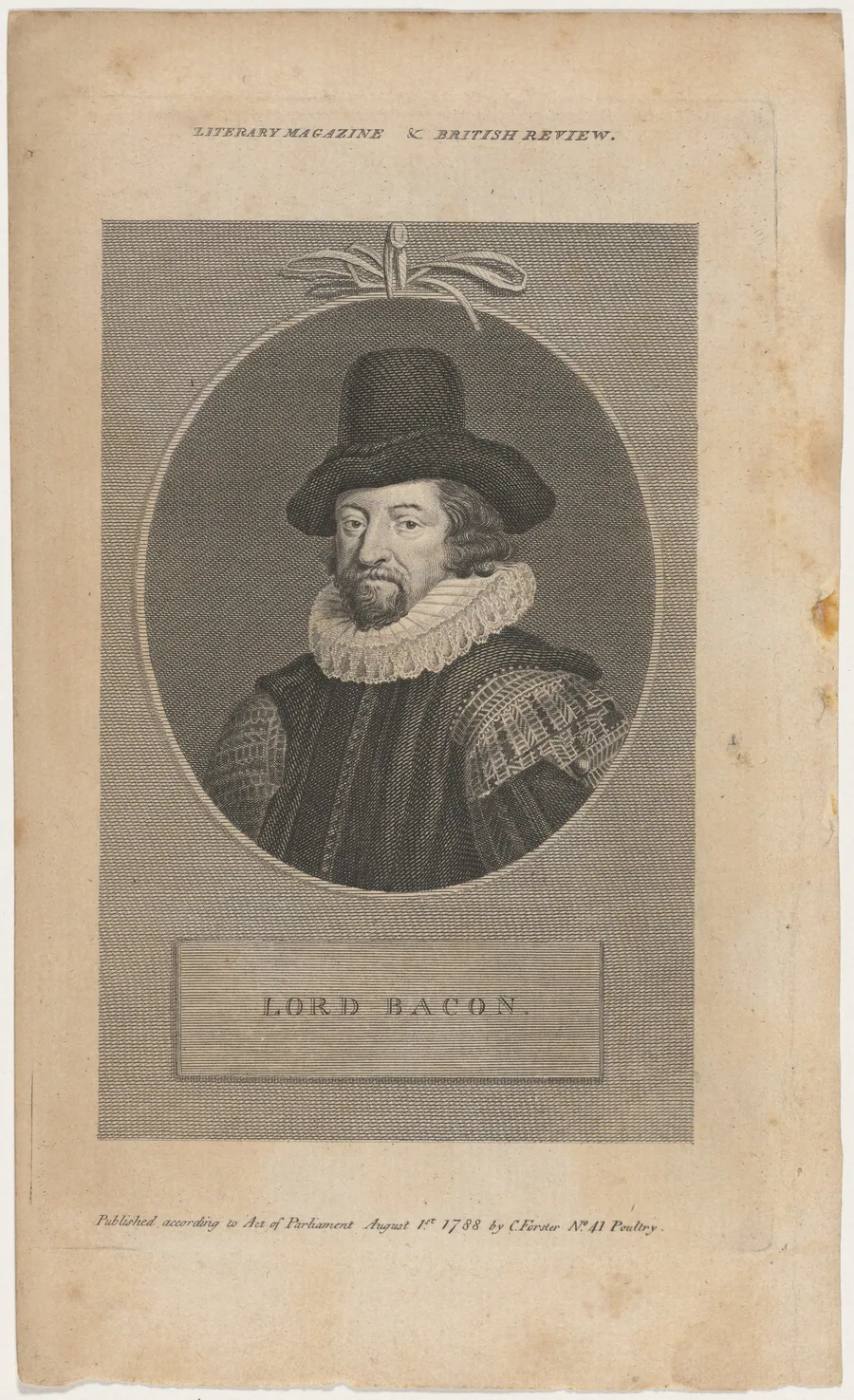 Lord Bacon by Unknown 19th Century