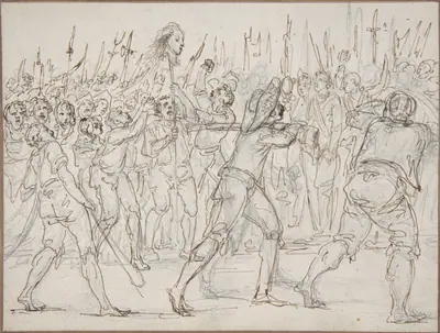 The Head of Jean Féraud (1759–1795), a Deputy at the Convention, Carried on a Pike, May 21, 1795