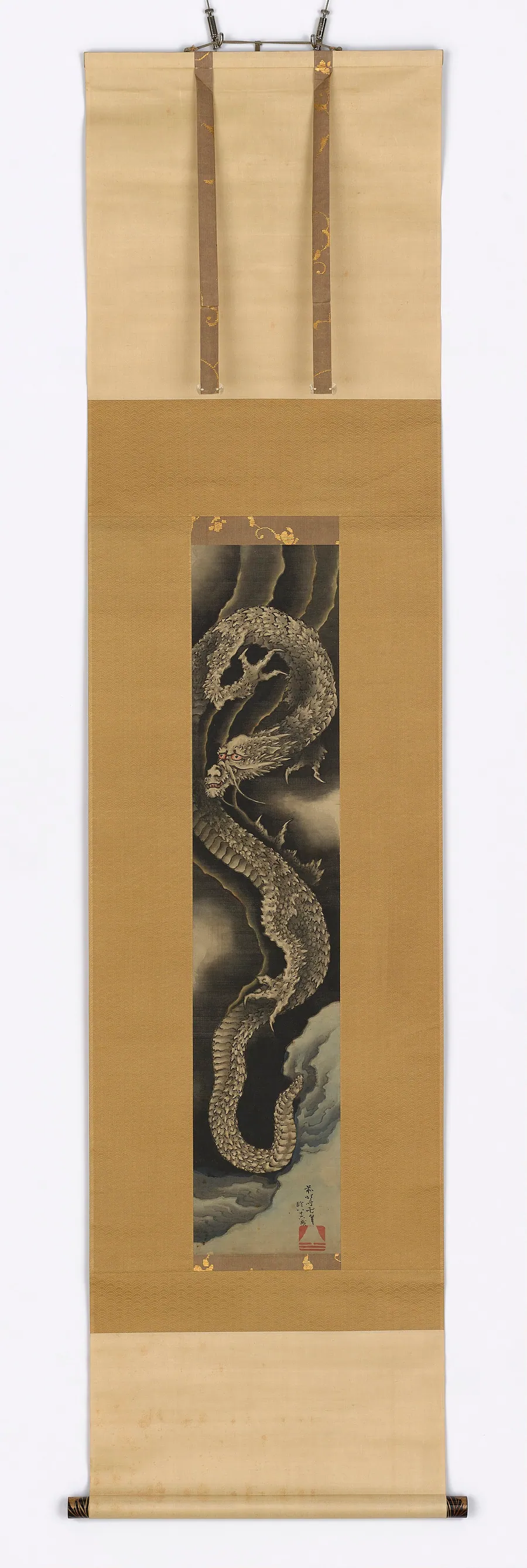 Ascending dragon by Katsushika Hokusai 葛飾北斎 (1760-1849)
