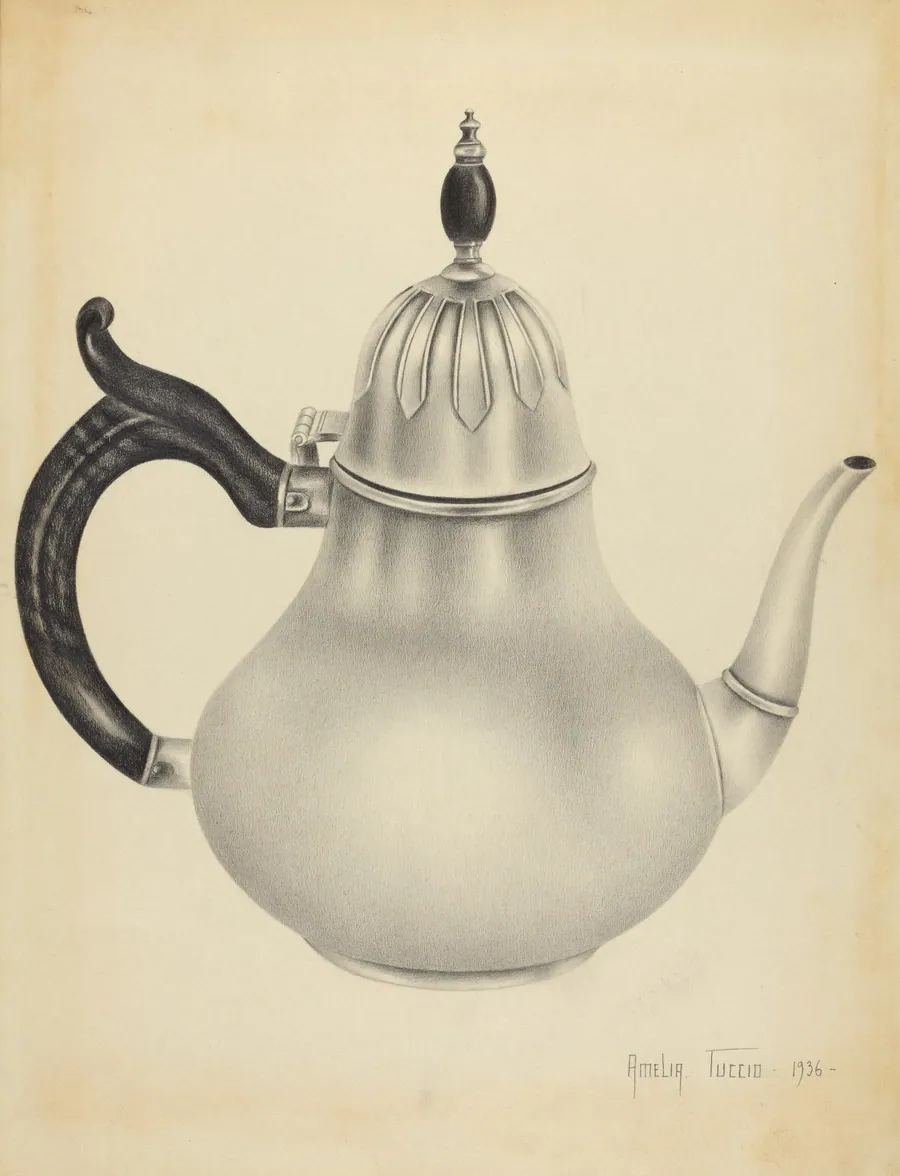 Silver Teapot by Amelia Tuccio