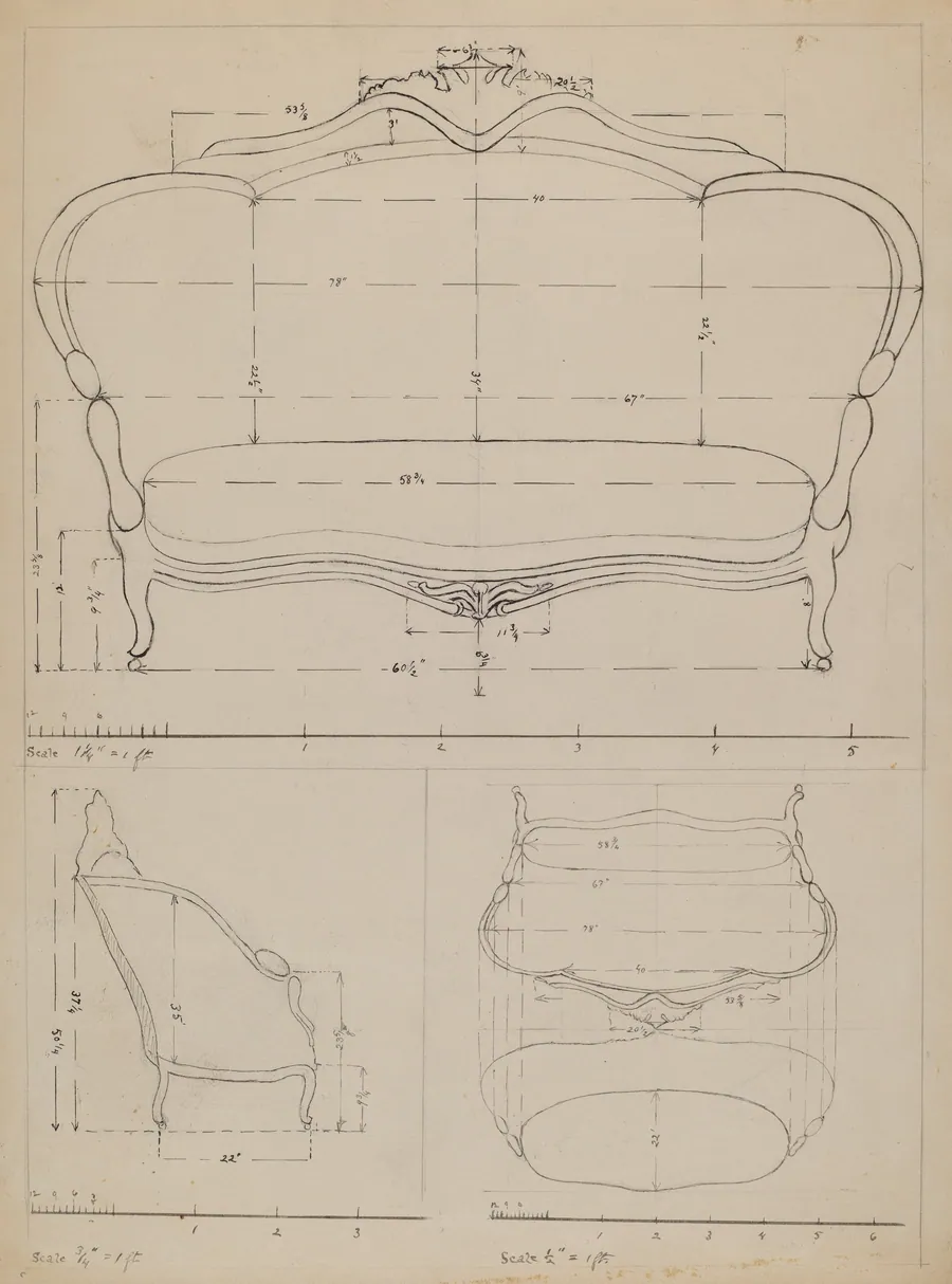 Sofa by Edith Magnette