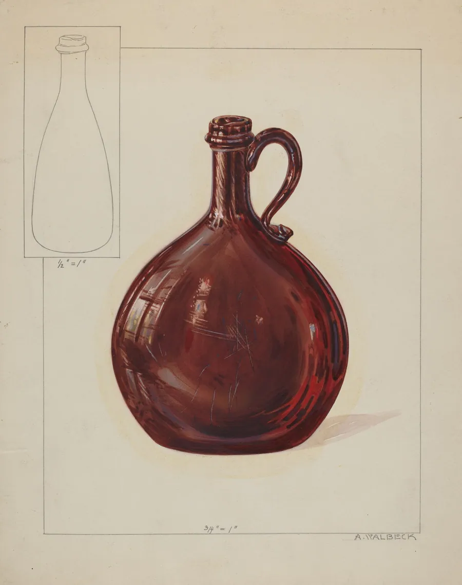 Bottle by Alfred Walbeck
