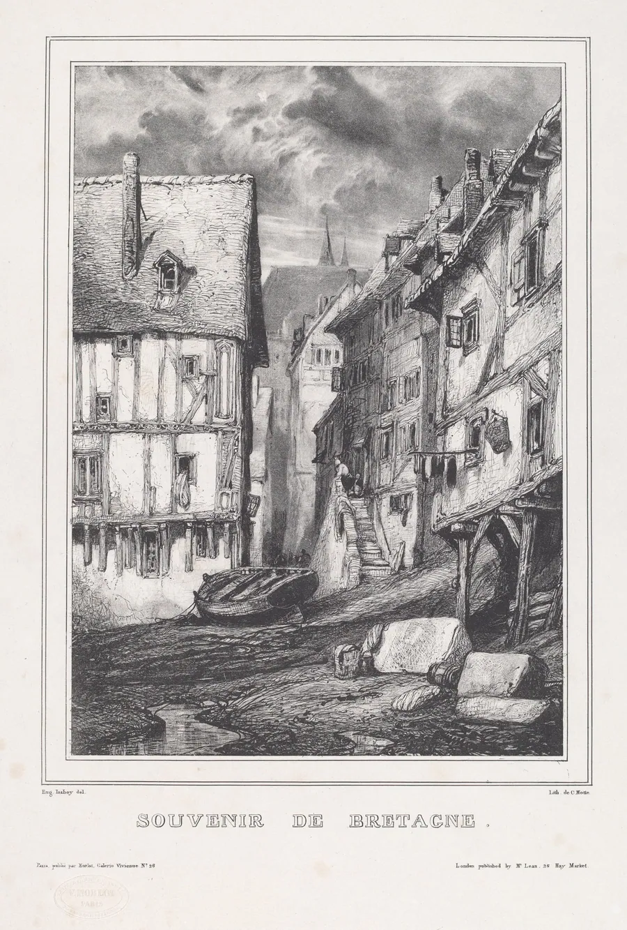 Souvenir de Bretagne by Eugène Isabey