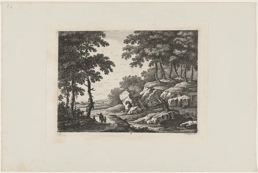 Traveler Pointing the Way by Johann Christoph Dietzsch