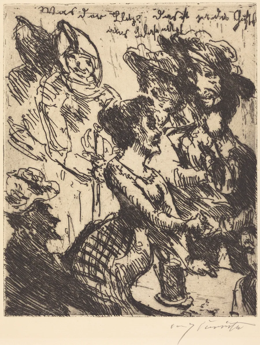 "Was der blitz! Das ist ja die gustel von blasewitz" ("What's That! It's Gustel von Blasewitz") by Lovis Corinth