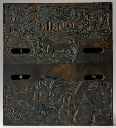 Two Title Pages for "Le Sourire" (Les deux titres du Sourire) [verso]