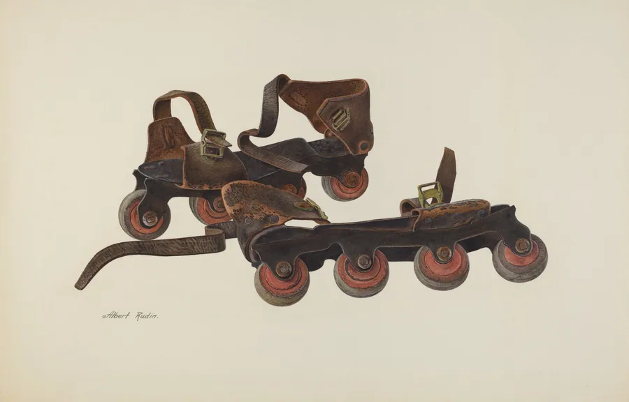 Roller Skates by Albert Rudin