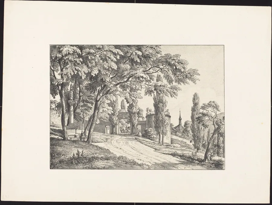 Entrance to the Convent Courtyard by Ernst Fries
