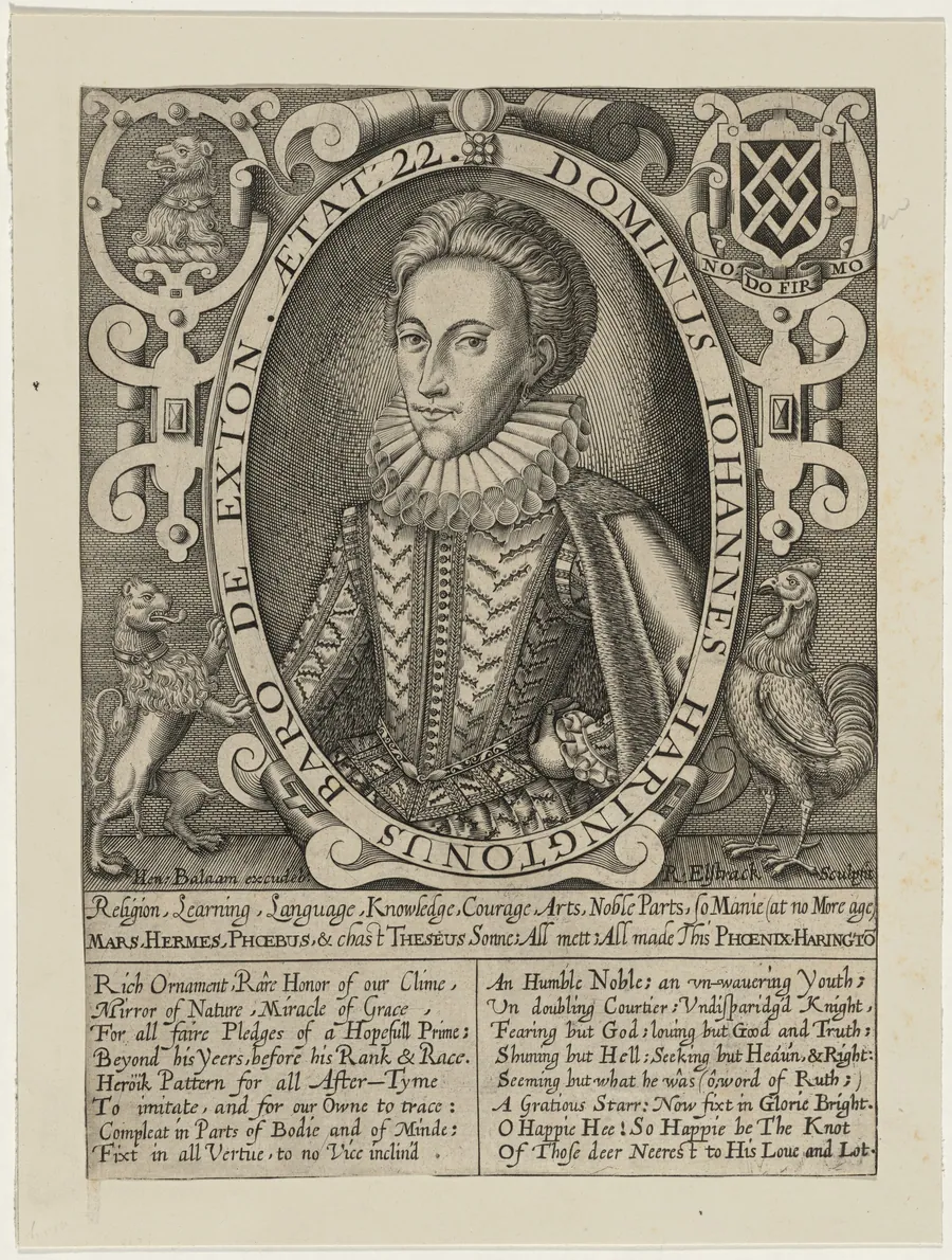 John, Lord Harrington of Exton by Renold Elstrack