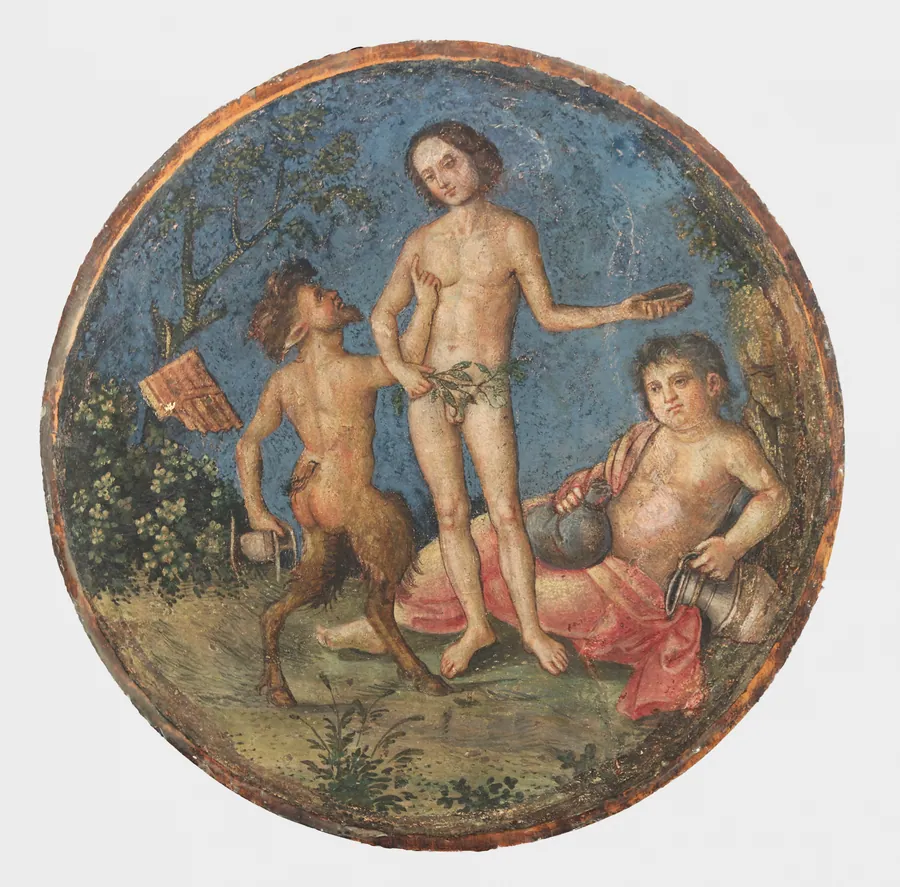 Bacchus, Pan and Silenus by Pinturicchio