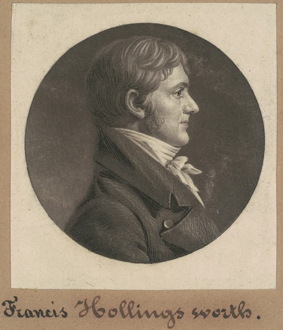 Francis Hollingsworth by Charles B. J. Févret de Saint-Mémin
