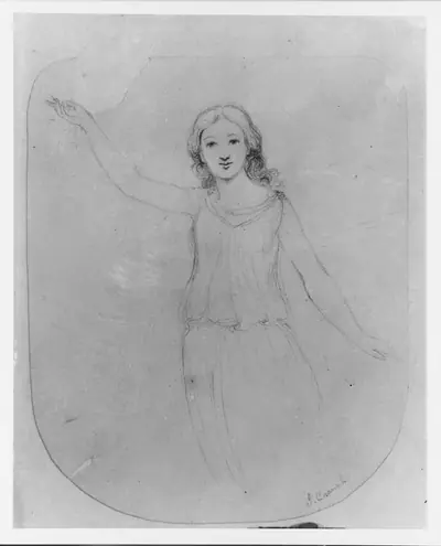A Girl (from McGuire Scrapbook)