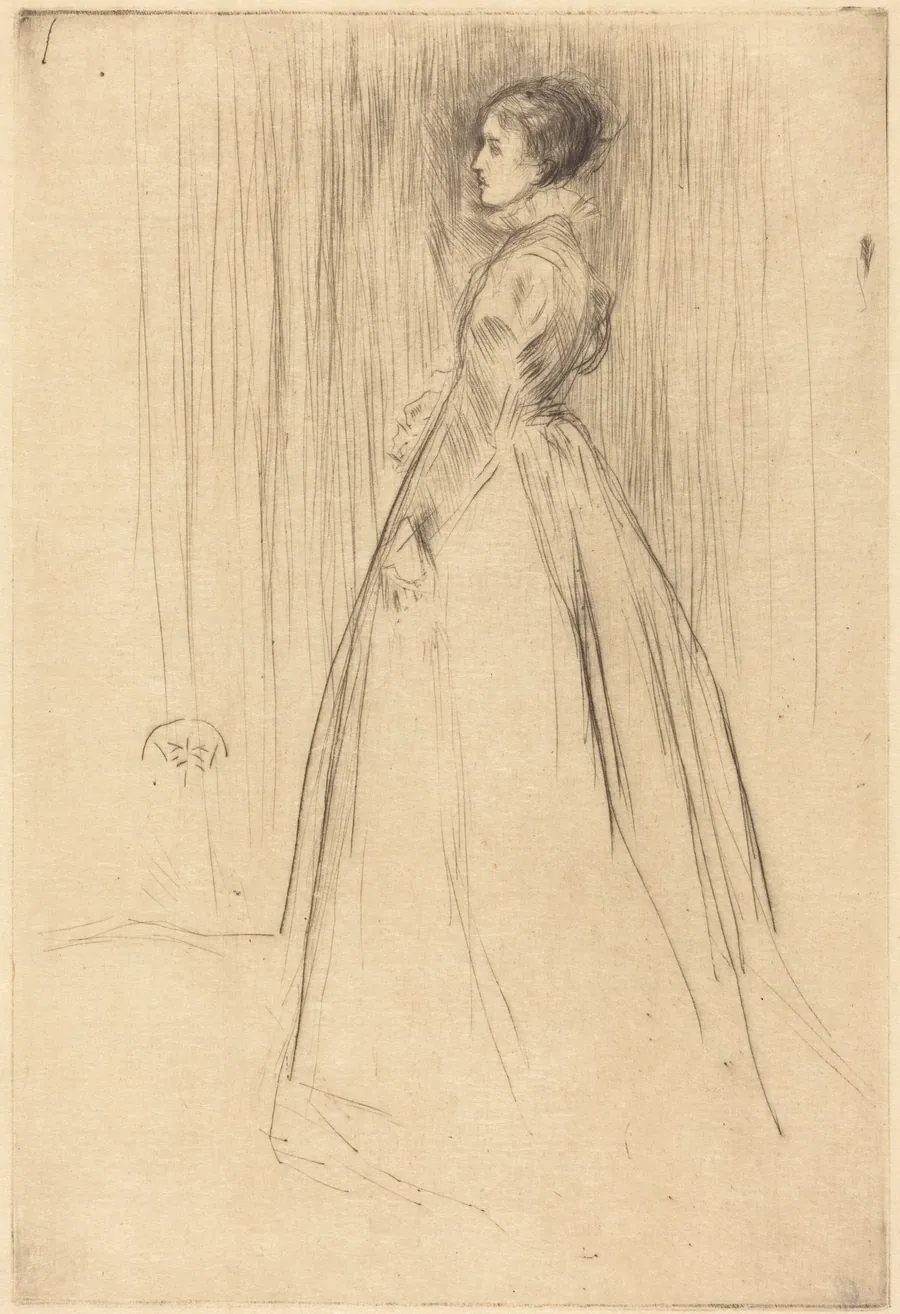The Velvet Dress by James McNeill Whistler