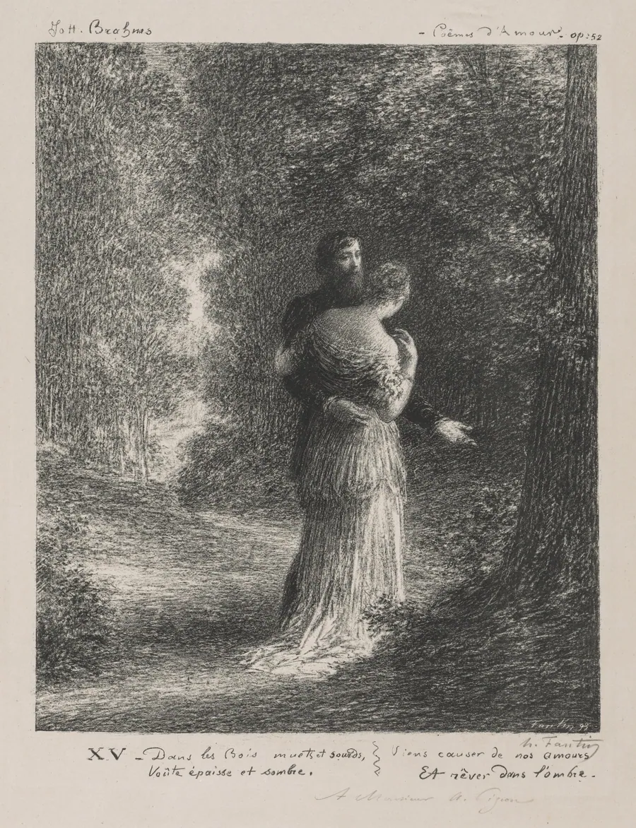 Love Poems (Third Plate) by Henri Fantin-Latour