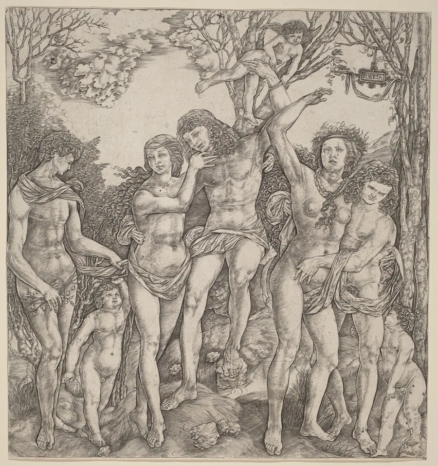 Allegory of Carnal Love by Cristofano Robetta