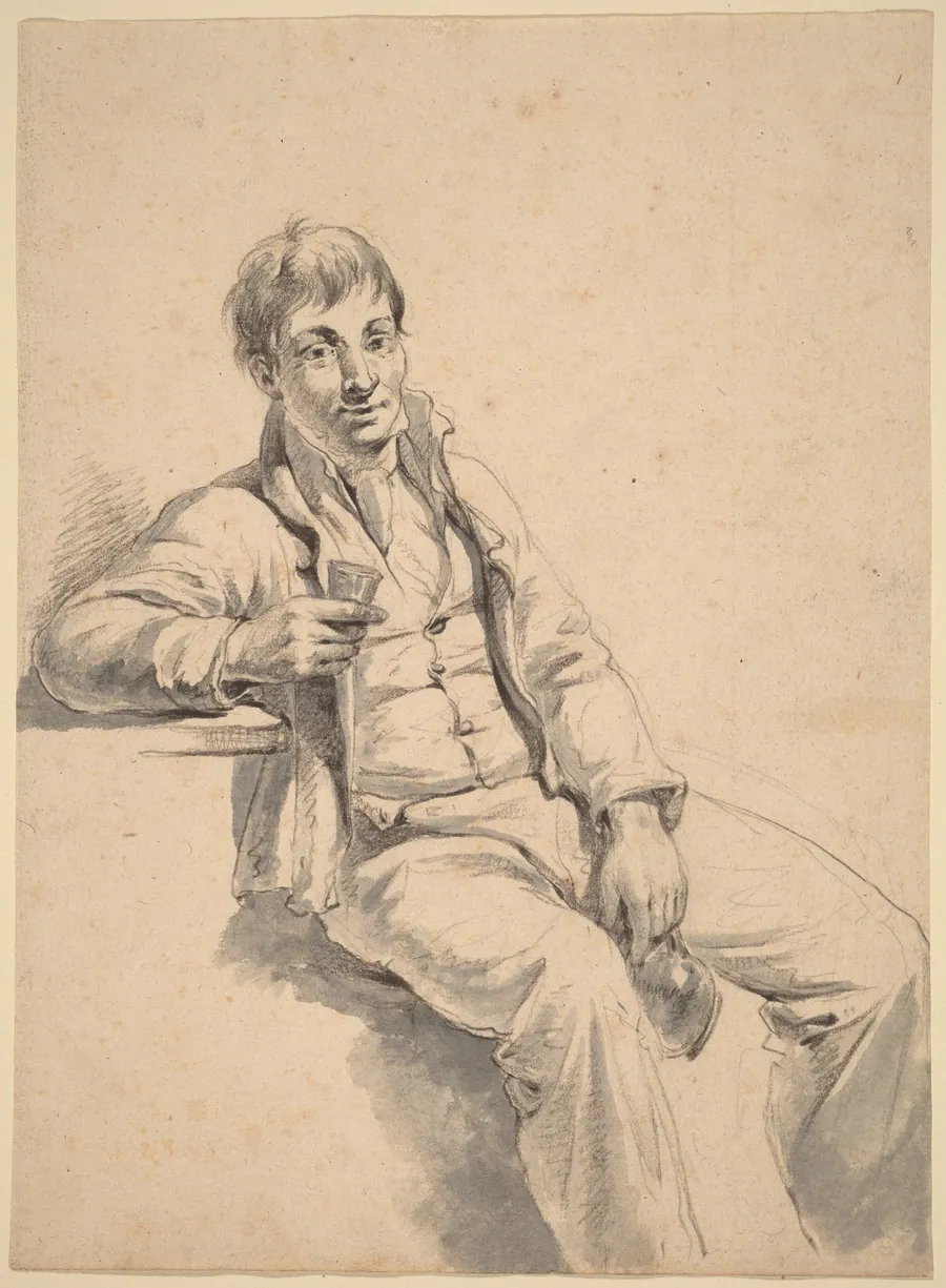 The Drinker by Charles Wesley Jarvis