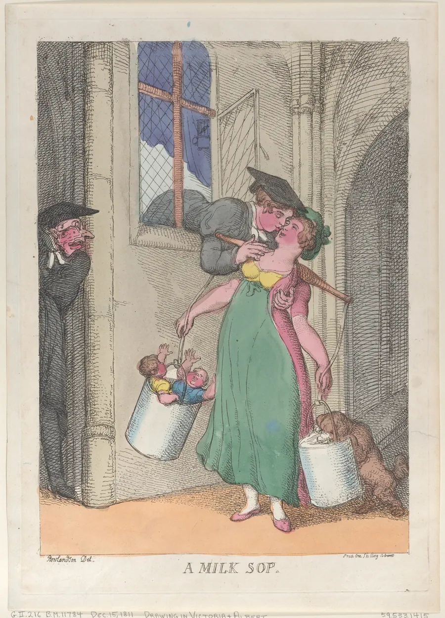 A Milk Sop by Thomas Tegg