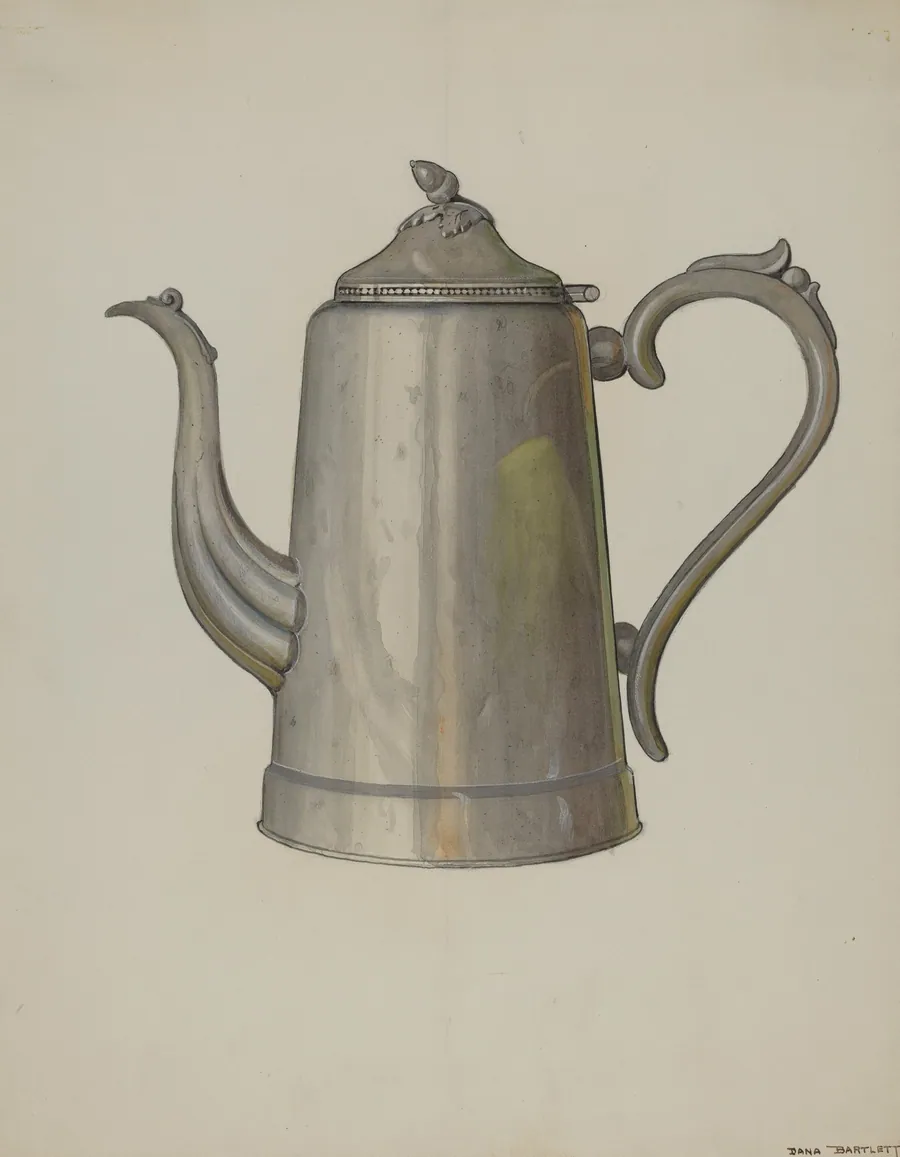 Pewter Coffee Pot by Dana Bartlett