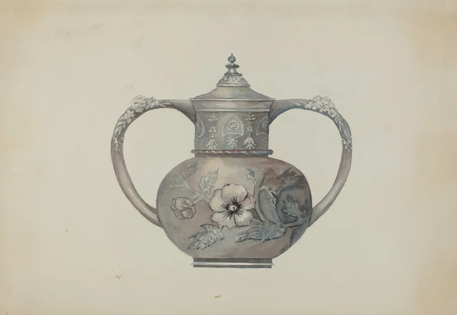 Pewter Tea Set by Beulah Bradleigh