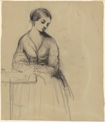 Young Woman, Florence [recto]