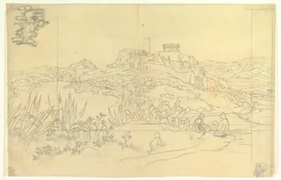 A View of the Ancient City (Parthenon?)