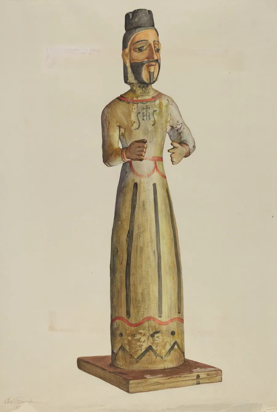 Bulto (St. Ignatius) by Carl O'Bergh