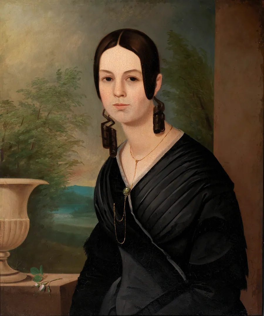 Mary Ellen Stonestreet Hoffar by James Alexander Simpson, born Georgetown, DC 1805-died Baltimore, MD 1880