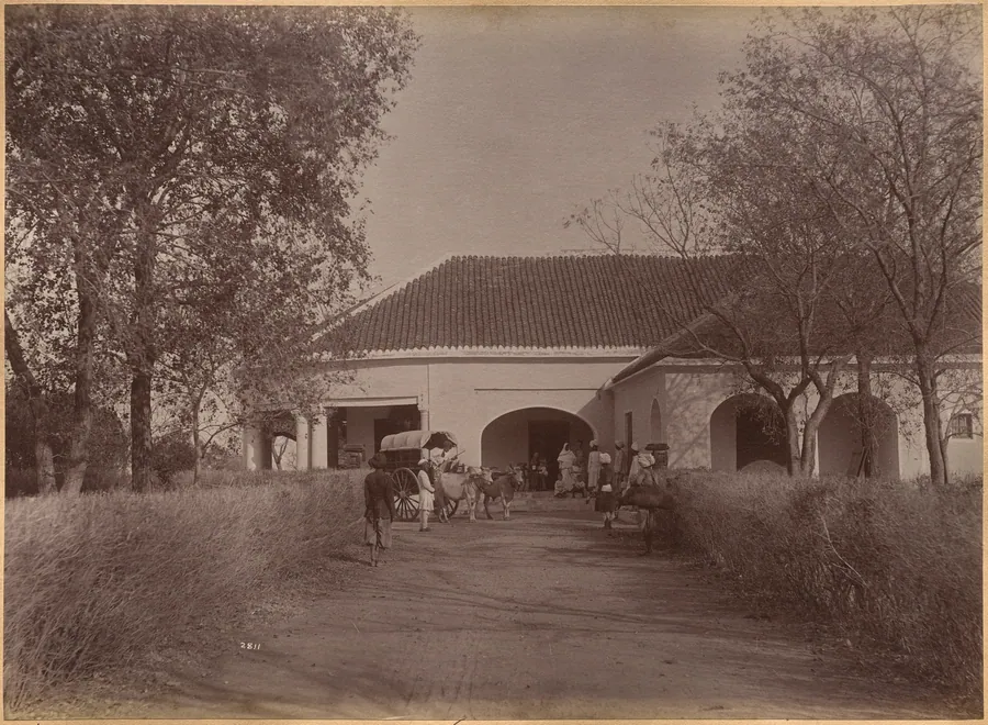 Mr. William's House, Jhansi (verso) by Raja Deen Dayal