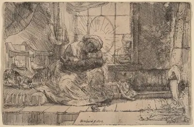The Virgin and Child with the Cat and Snake