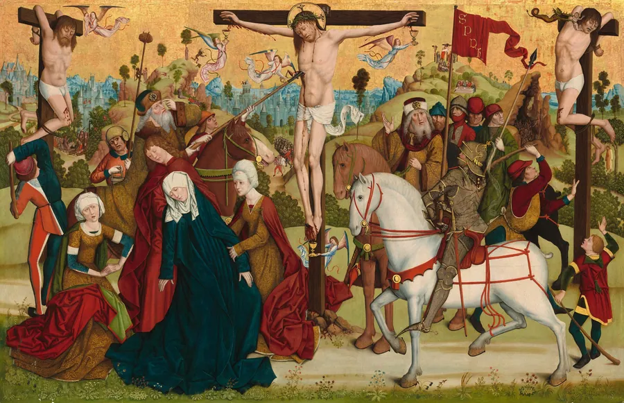 Calvary by Master of the Death of Saint Nicholas of Münster