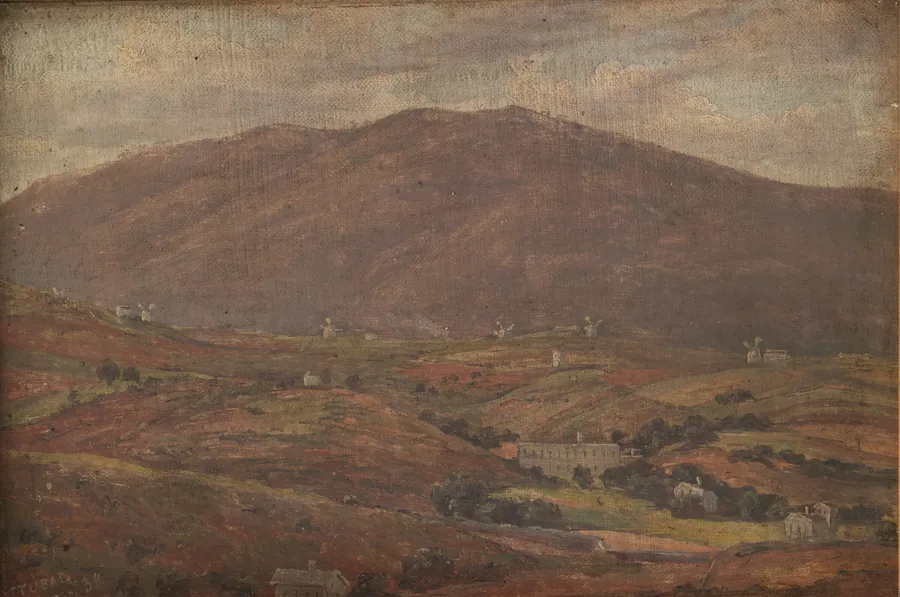 Landskab ved Sétúbal, Portugal by Thorald Brendstrup