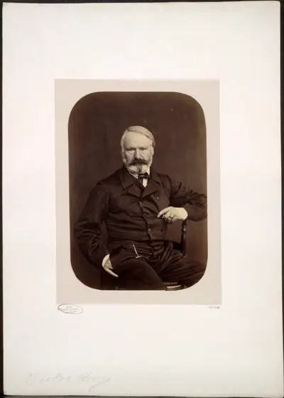 Portrait of Victor Hugo on Guernsey