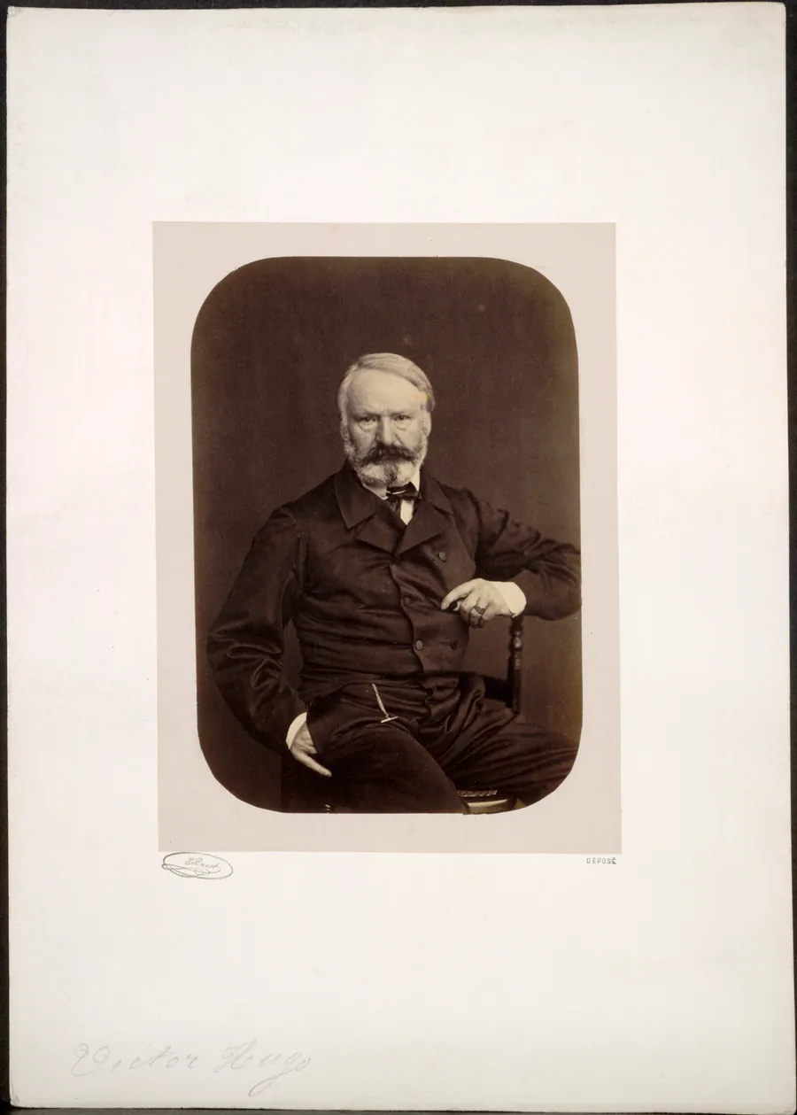 Portrait of Victor Hugo on Guernsey by Edmond Bacot