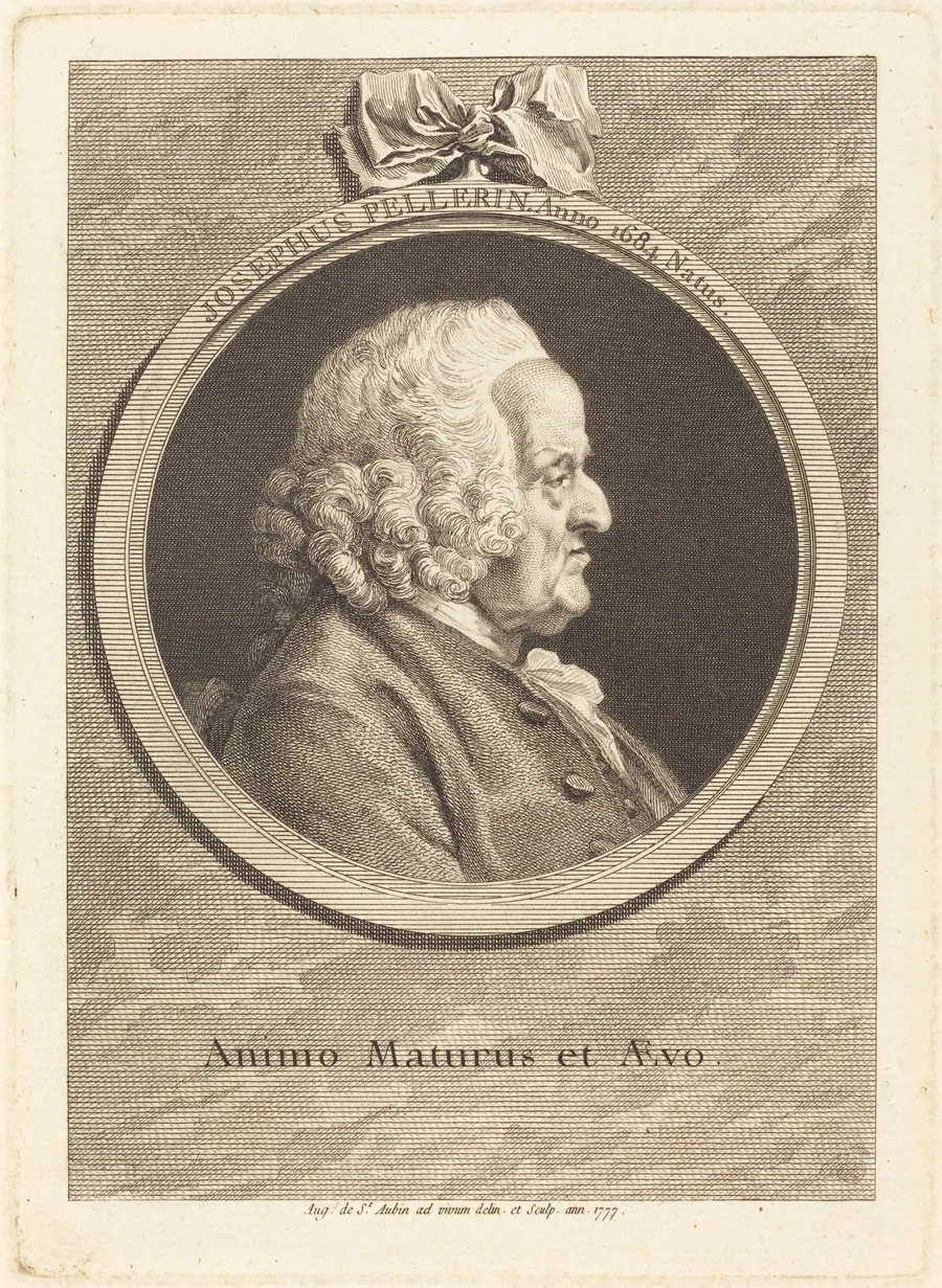 Joseph Pellerin by Augustin de Saint-Aubin