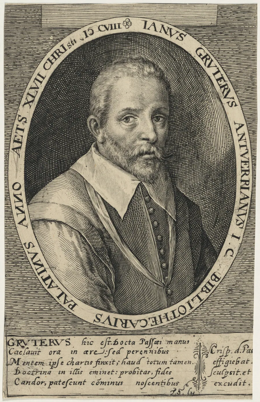 Jan Gruter by Crispijn van de Passe I