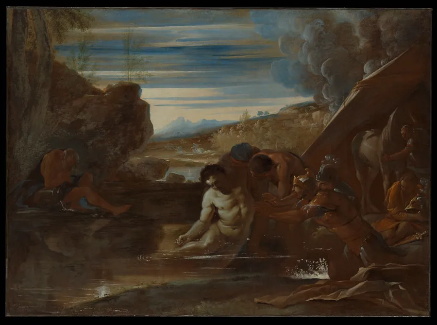 Alexander the Great Rescued from the River Cydnus by Pietro Testa