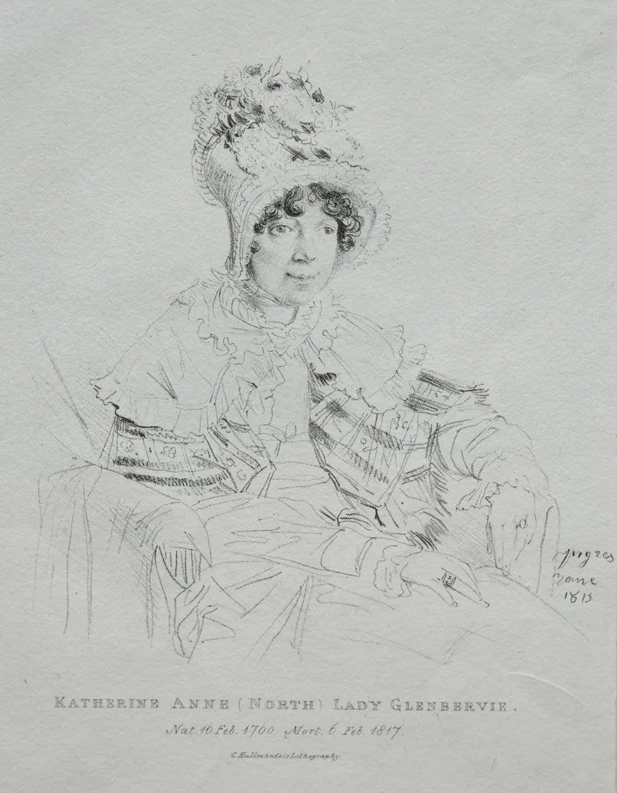 Katherine Anne Lady Glenbervie by Jean-Auguste-Dominique Ingres