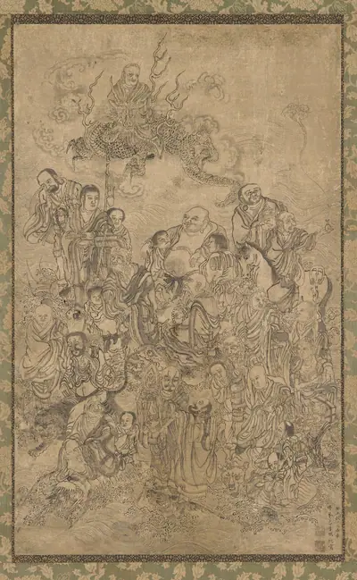 A group of luohan