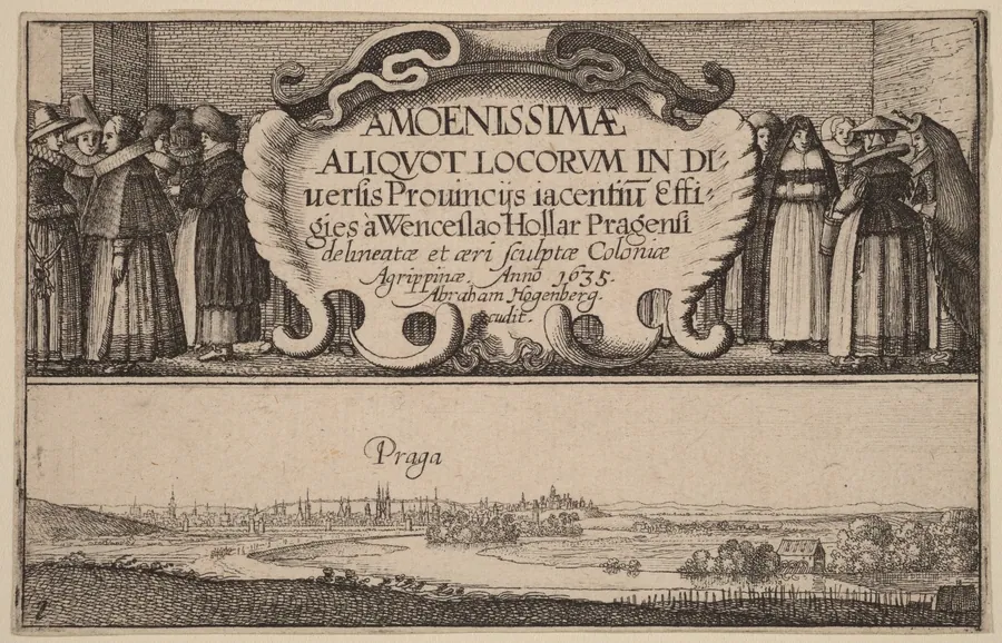 Title Page by Wenceslaus Hollar
