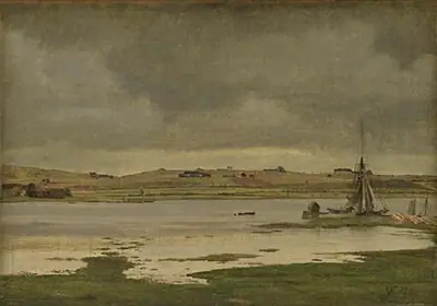 Gråvejrsstudie fra Hadsund