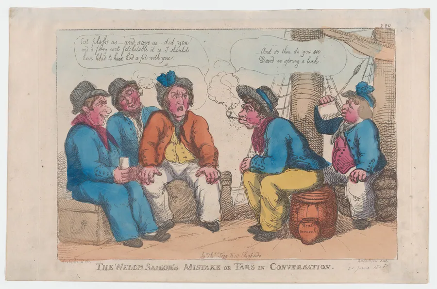 The Welsh Sailor's Mistake, or Tars in Conversation by George Murgatroyd Woodward