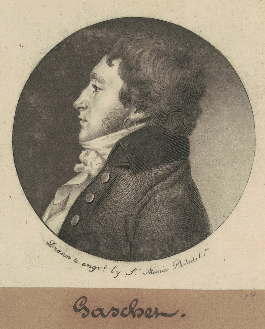Joseph Louis Gaschet de L'Isle by Charles B. J. Févret de Saint-Mémin