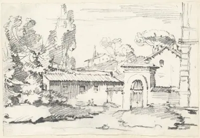 Entrance to the Gardens of the Villa Giulia
