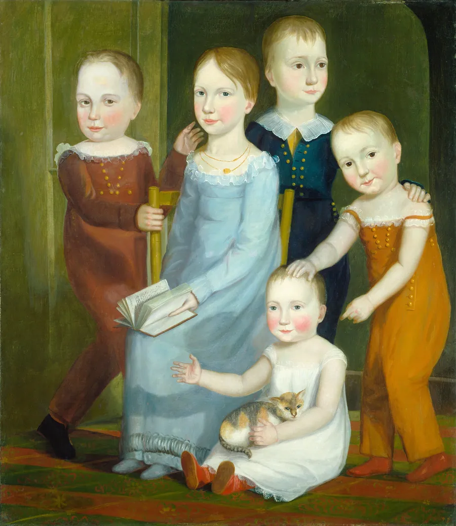 Five Children of the Budd Family by American 19th Century